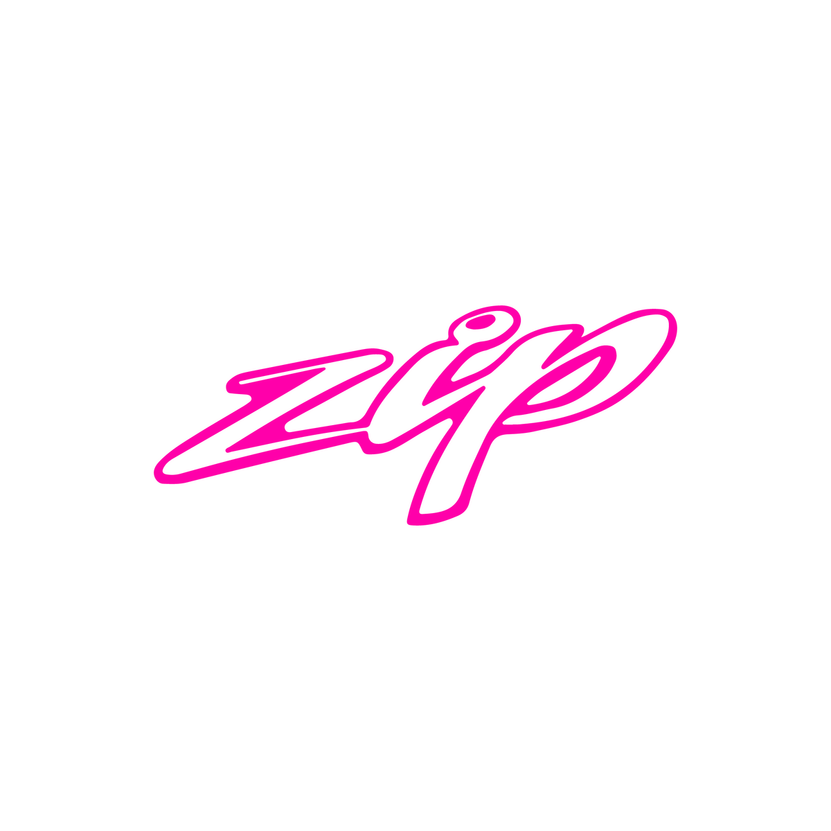 Sticker Zip Los 12CM