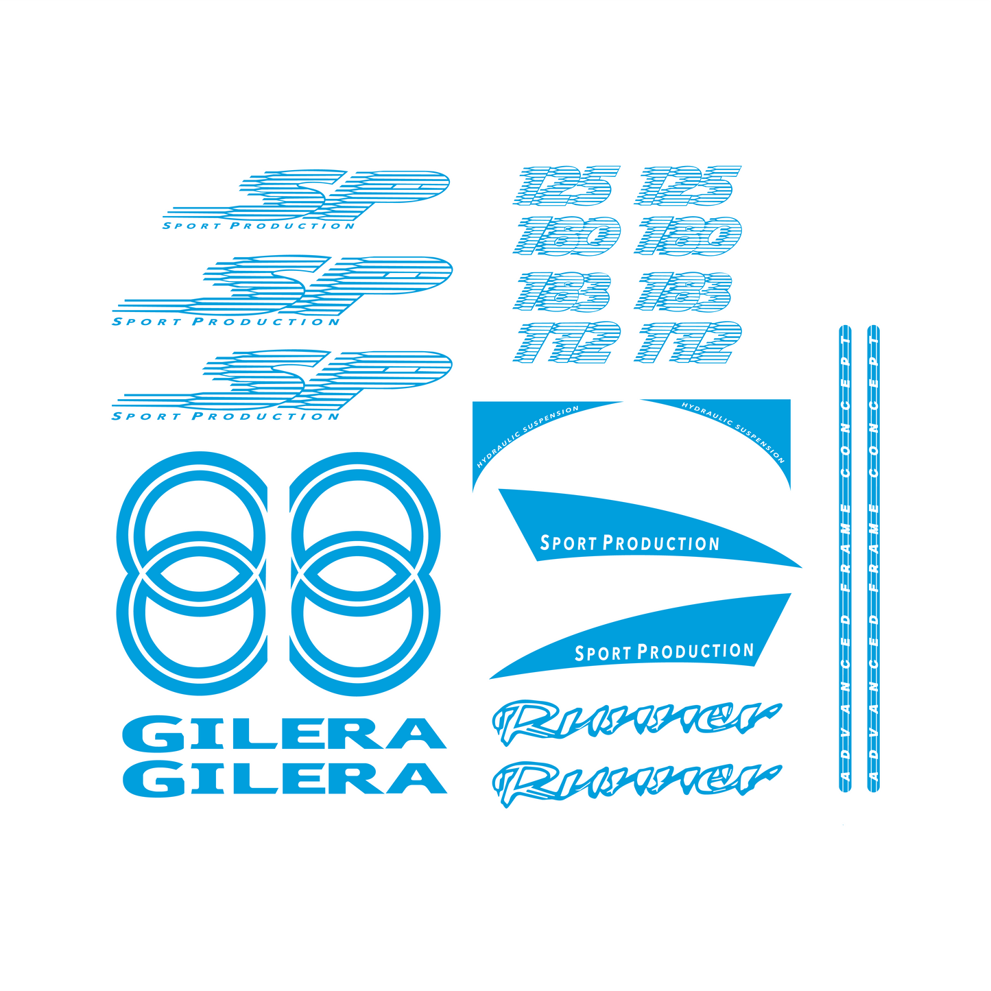 Gilera Runner SP Stickerset - 125 / 172 / 180 / 183cc
