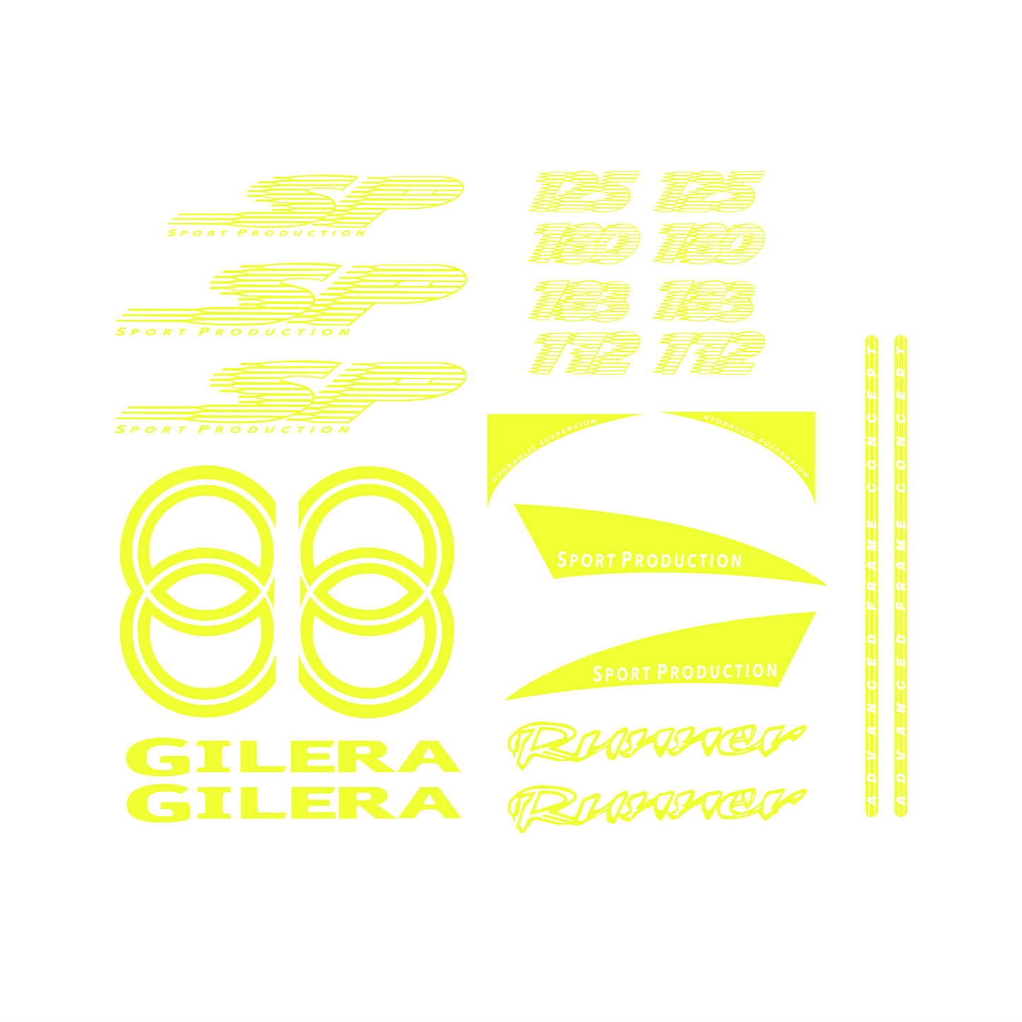 Gilera Runner SP Stickerset - 125 / 172 / 180 / 183cc