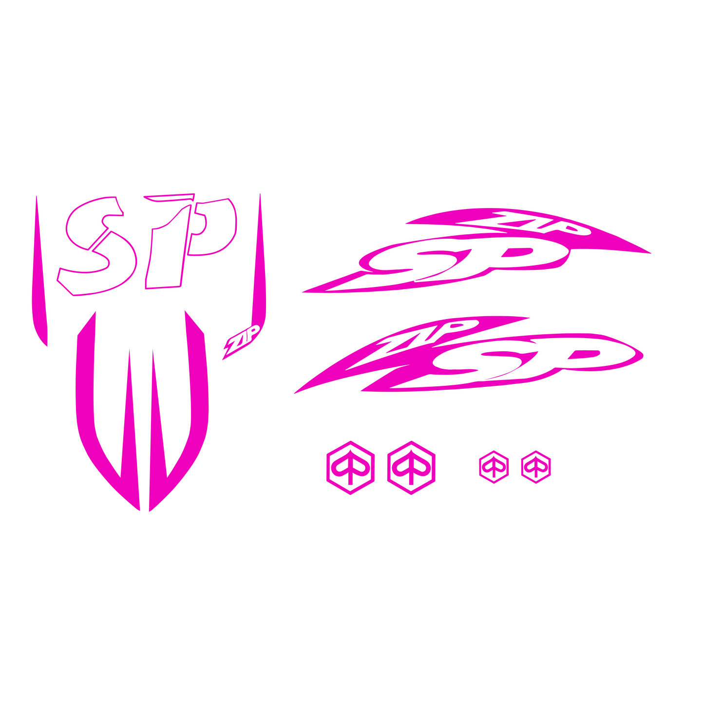 Piaggio Zip SP Stickerset