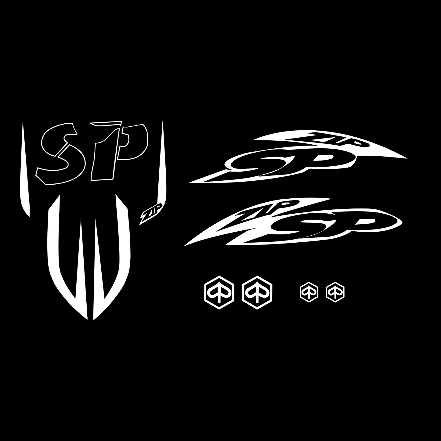 Piaggio Zip SP Stickerset
