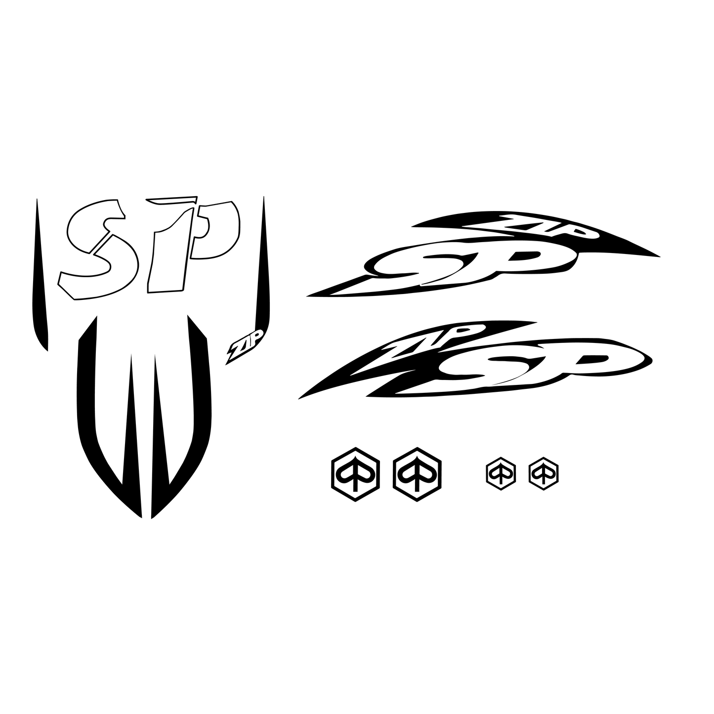 Piaggio Zip SP Stickerset