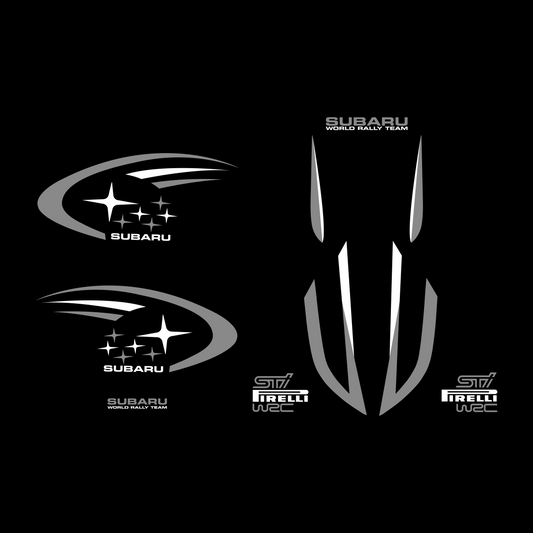 Subaru Rally Stickerset - Piaggio Zip