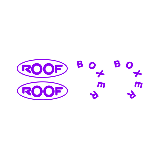 Boxer V8 Helm Stickerset