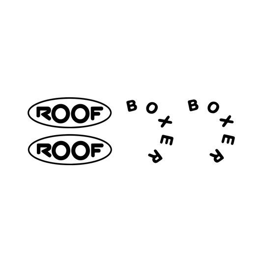 Boxer V8 Helm Stickerset