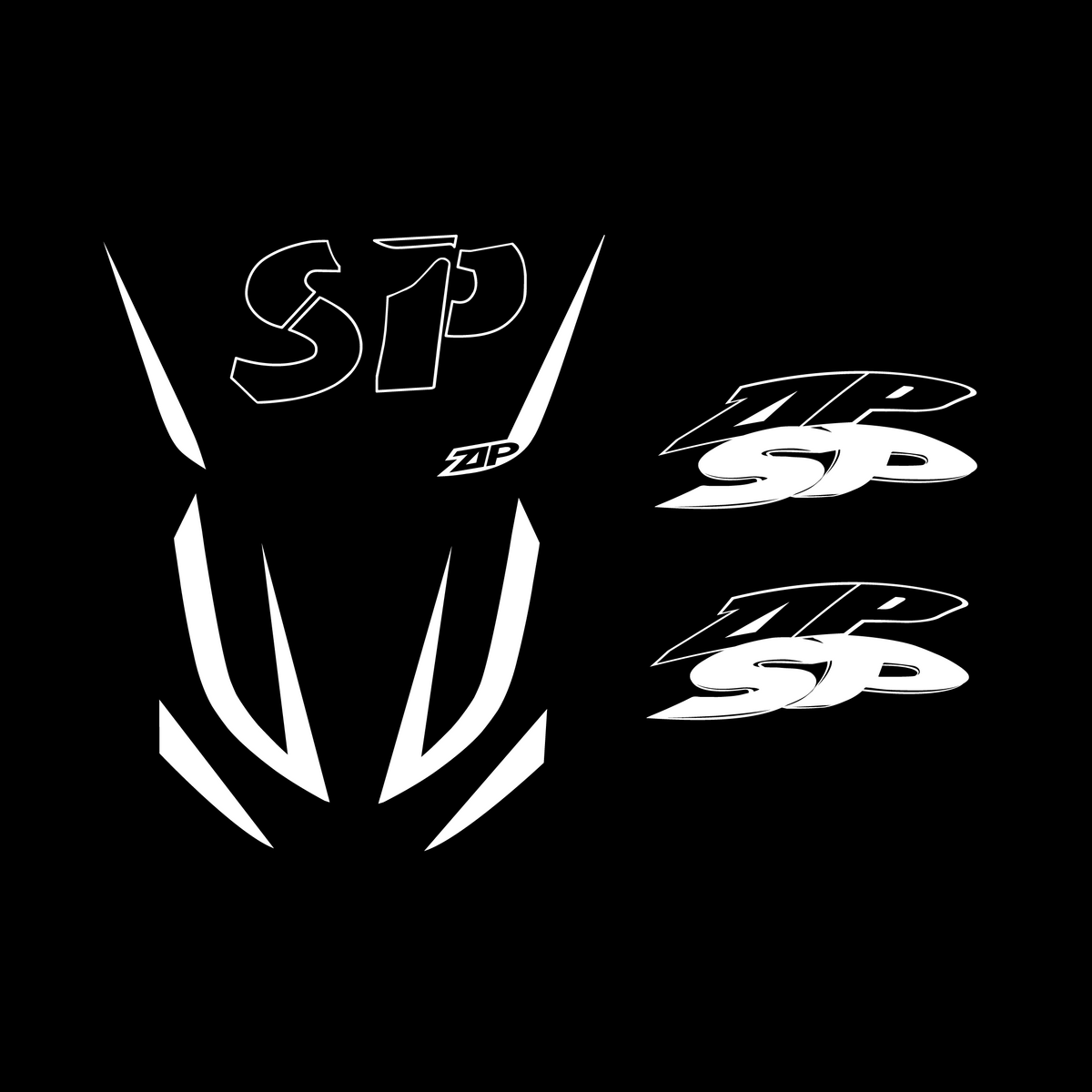 Stickerset SP Piaggio Zip
