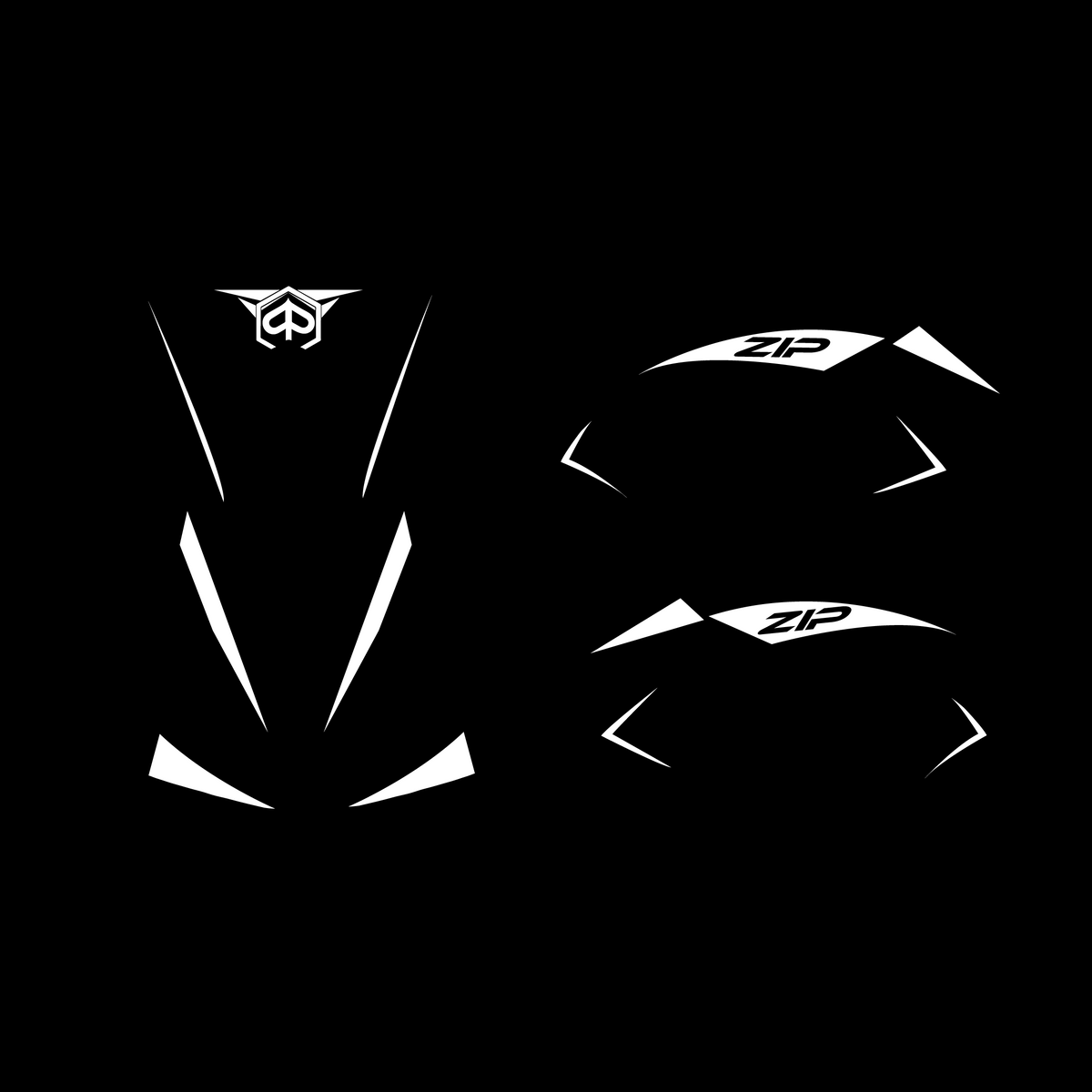 Stylingkit Voor Stickerset Special Piaggio Zip SP