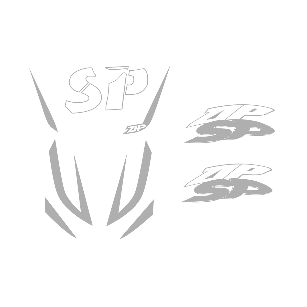 Stickerset SP Piaggio Zip