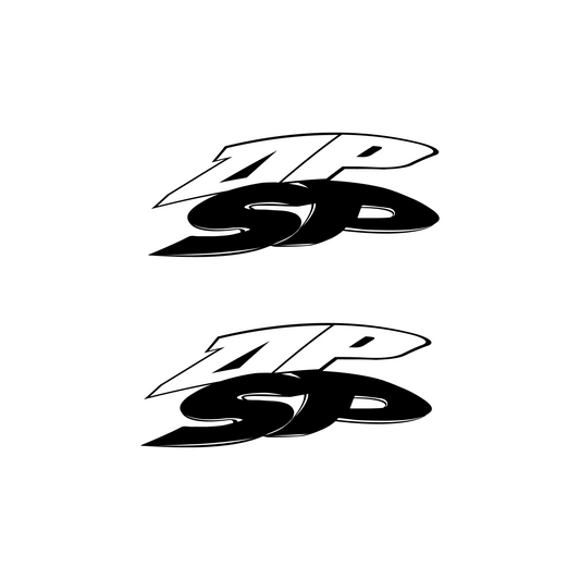 Stickerset SP Achterkap Piaggio Zip