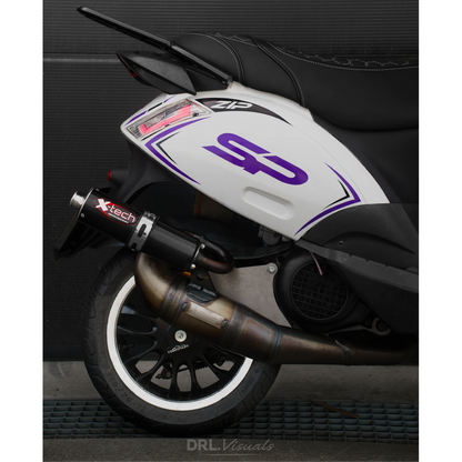 Stickerset Zip SP H2O Custom Duo Color - Piaggio Zip