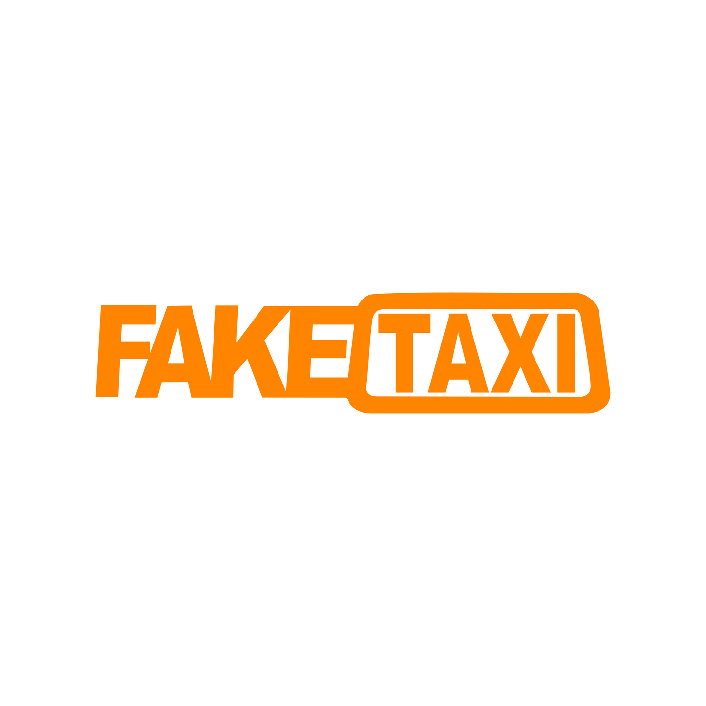 FakeTaxi Sticker - 17x4 CM
