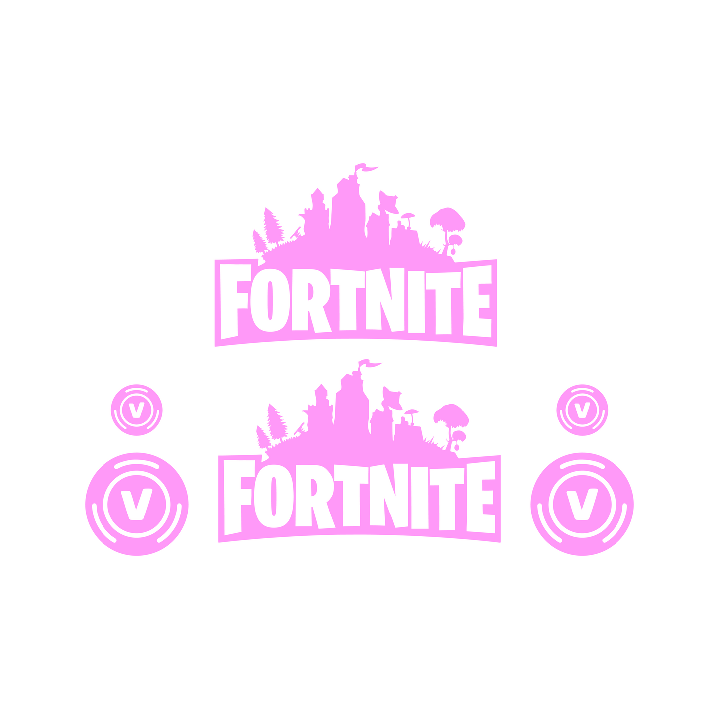 Fortnite Stickerset Achterkap - Piaggio Zip