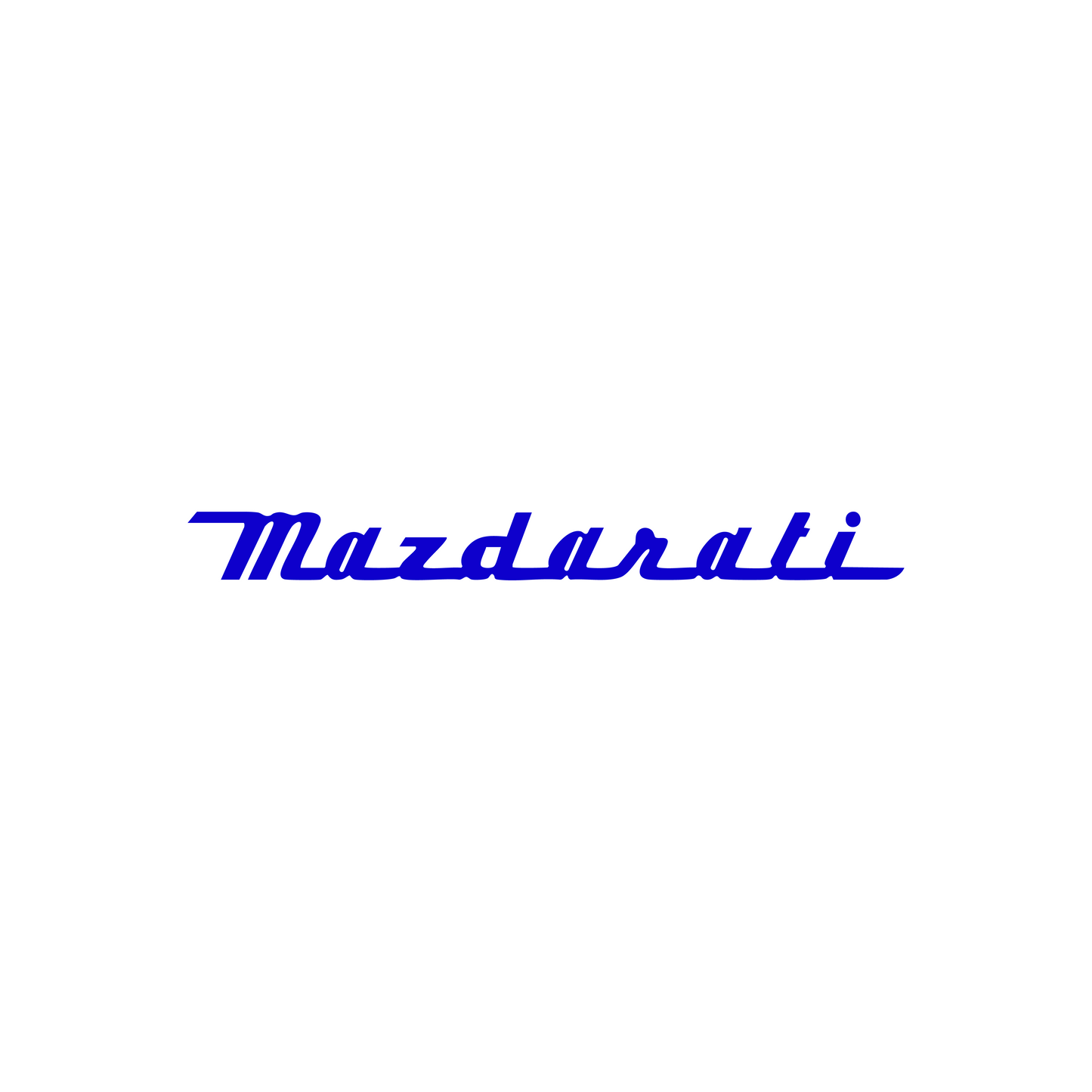 Mazdarati Sticker 25x2,4CM