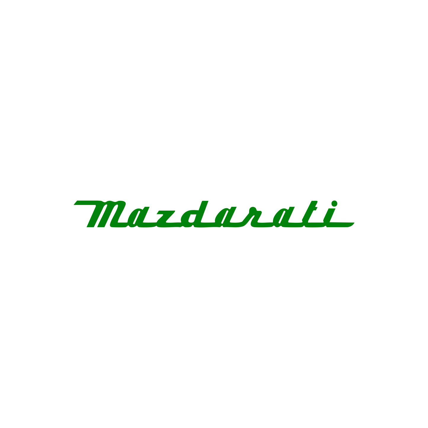 Mazdarati Sticker 25x2,4CM
