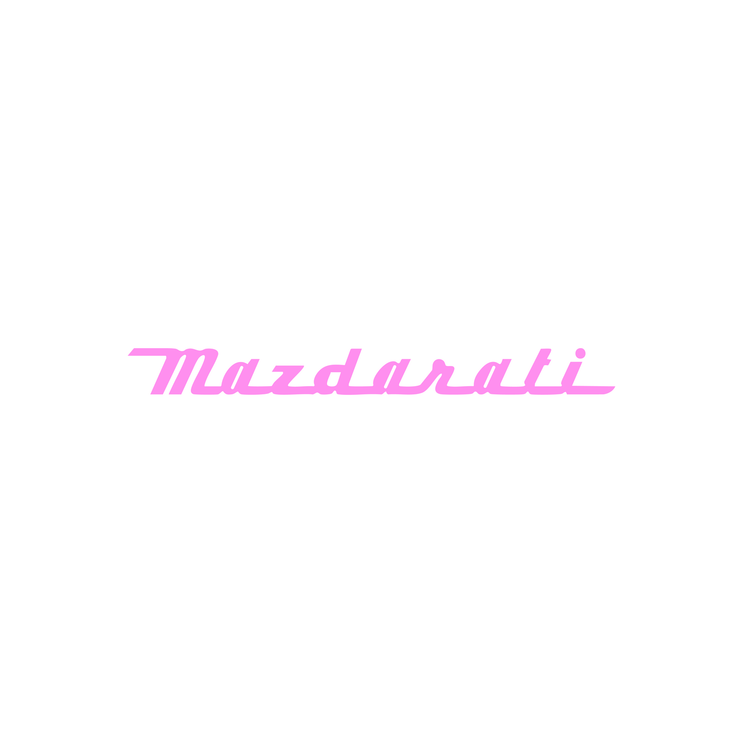 Mazdarati Sticker 25x2,4CM