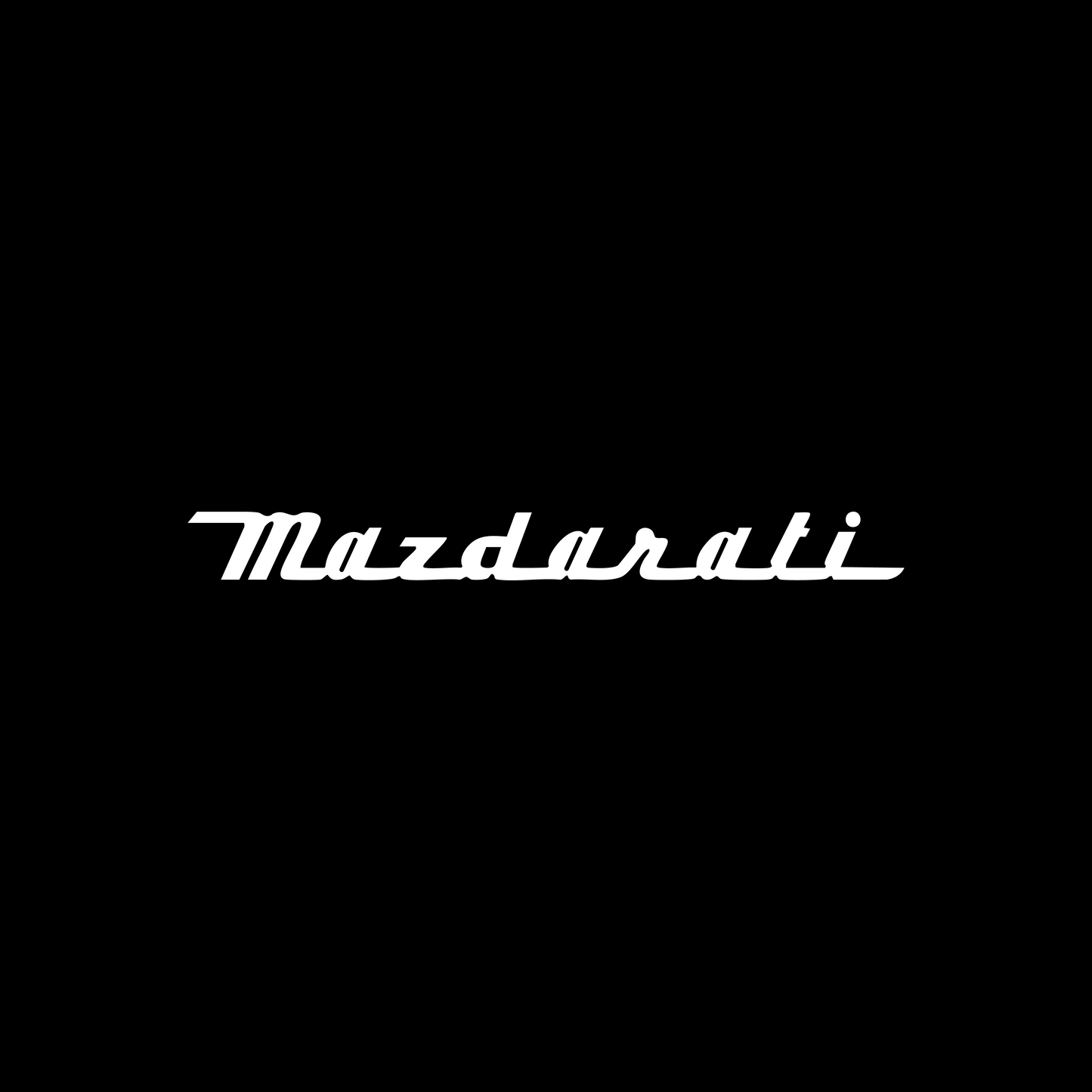 Mazdarati Sticker 25x2,4CM