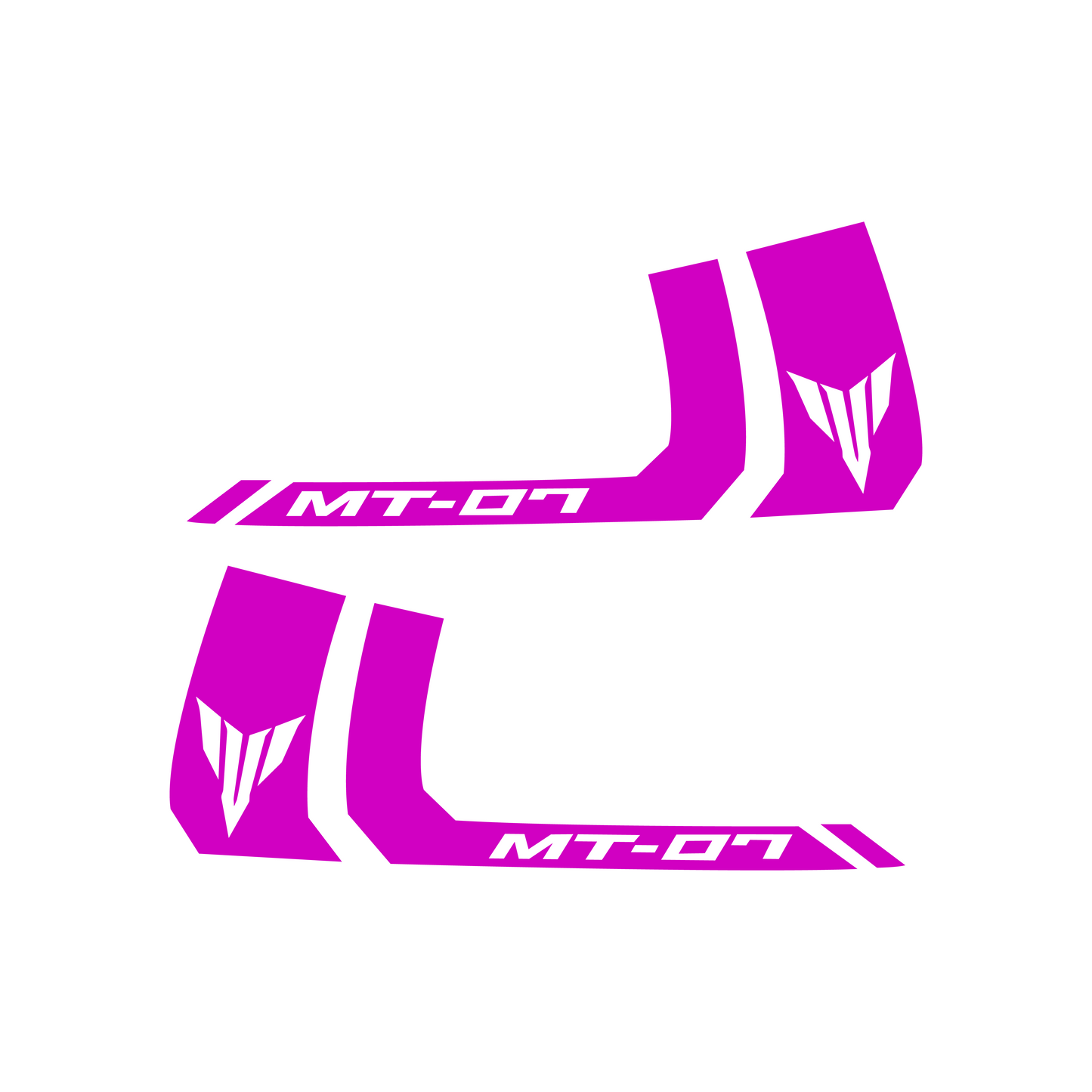 Yamaha MT-07 Stickers Benzinetank - Model 2015