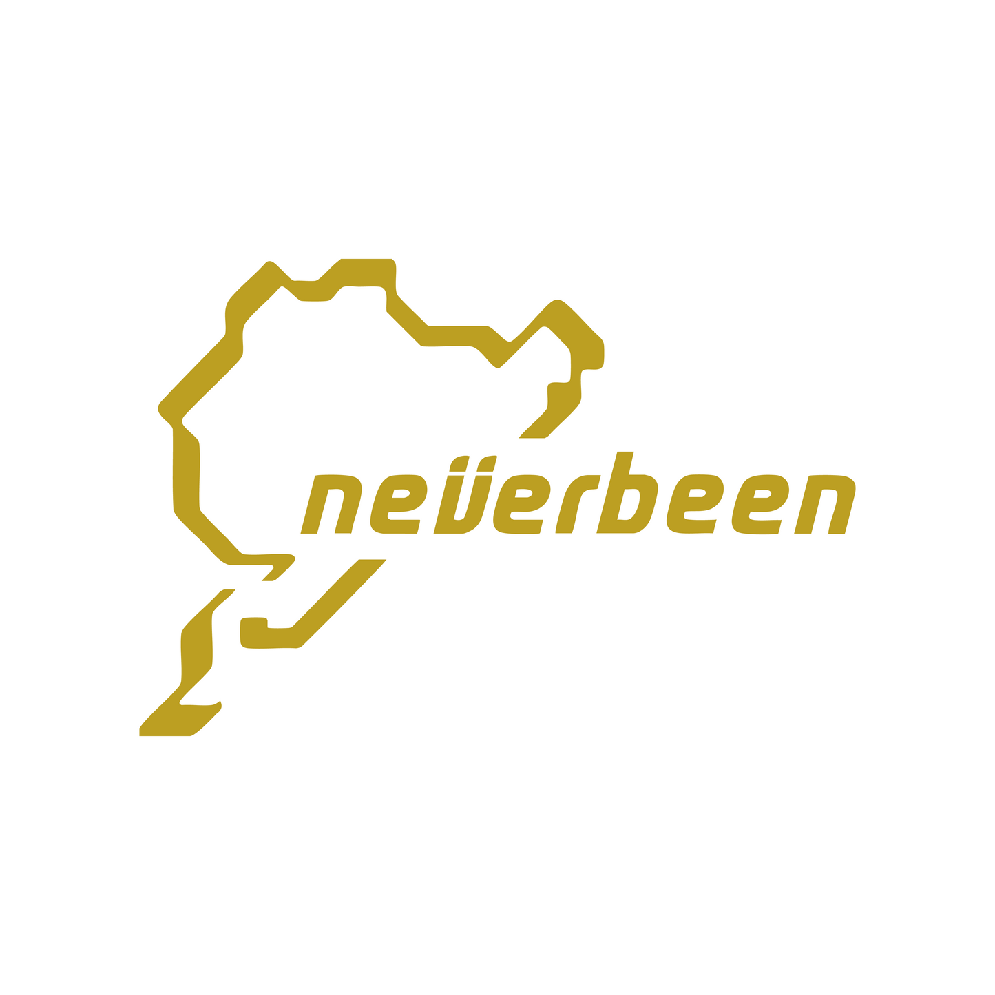 Sticker Neverbeen - 15x10 CM