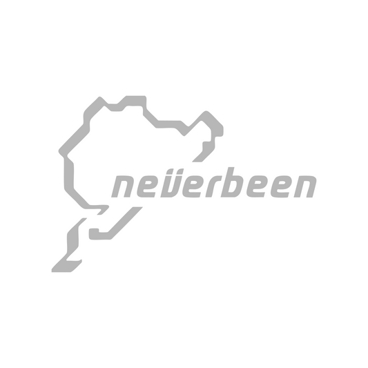 Sticker Neverbeen - 15x10 CM
