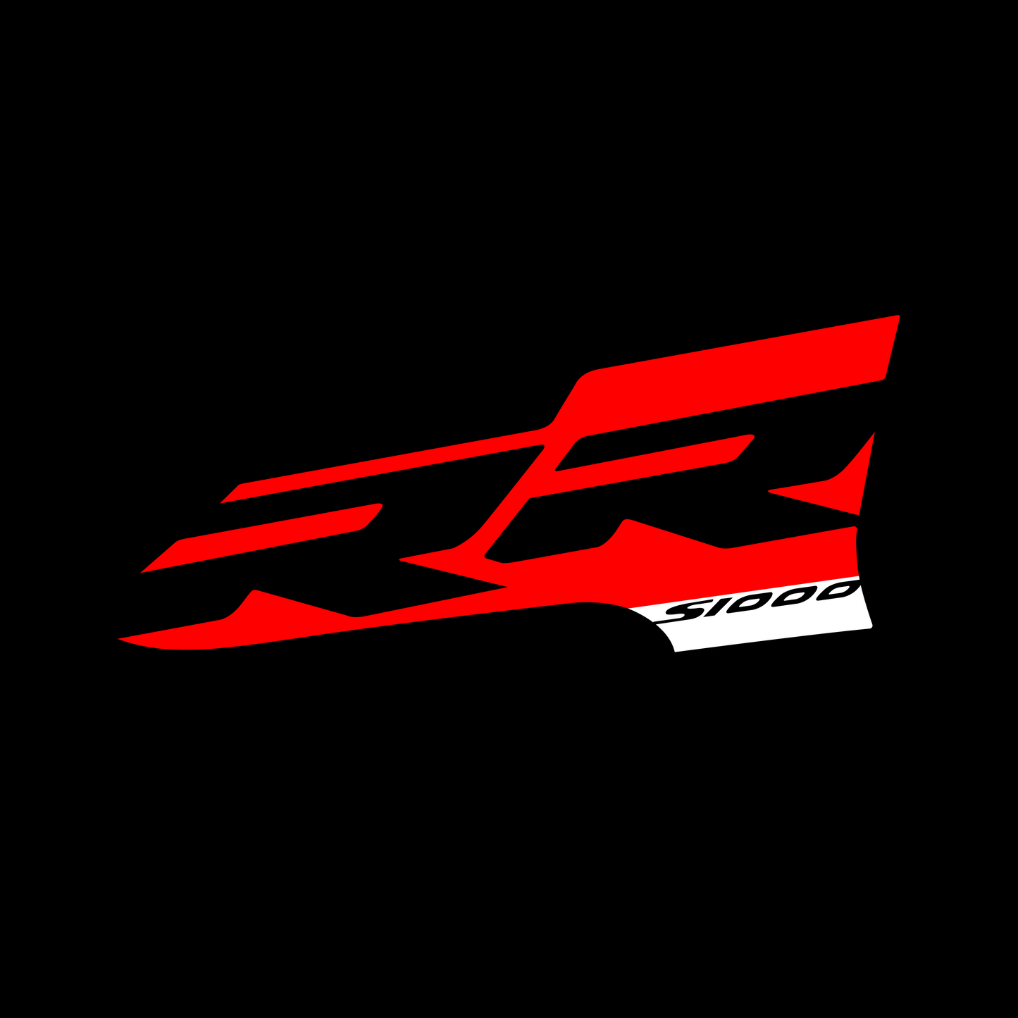 BMW S1000RR Sticker Voorscherm 2 Kleuren - Model 2019 - 2024