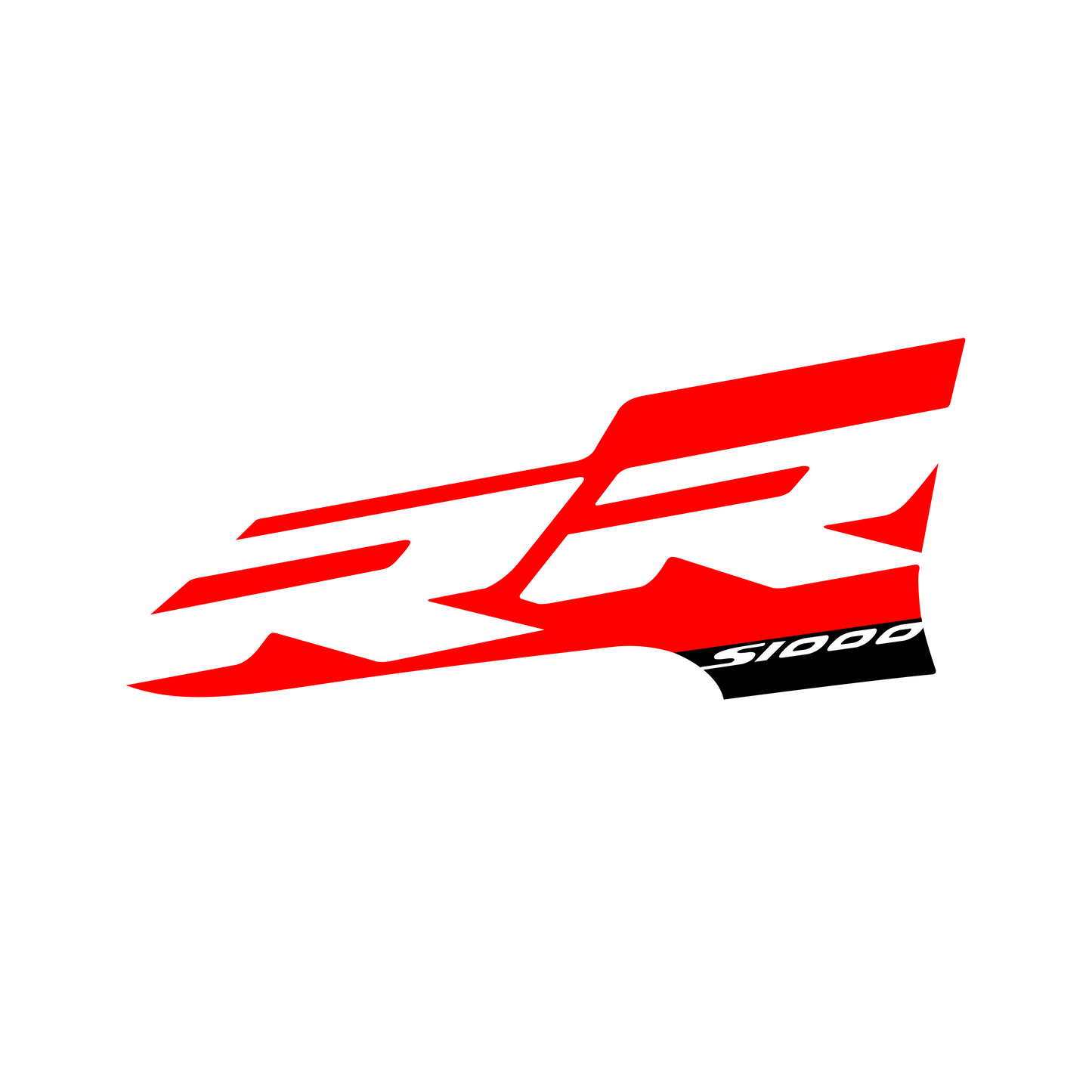 BMW S1000RR Sticker Voorscherm 2 Kleuren - Model 2019 - 2024