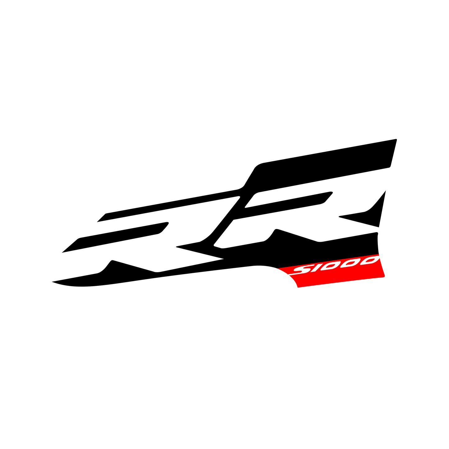 BMW S1000RR Sticker Voorscherm 2 Kleuren - Model 2019 - 2024